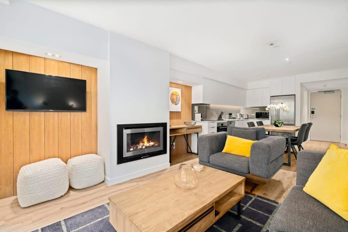 Cozy Coronet Peak Apartment At La Residence Du Parc Queenstown Exteriér fotografie